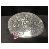 1995 Heston National Finals Rodeo Belt Buckle