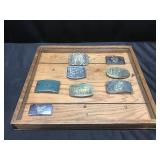 Belt Buckles & Display Case