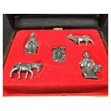 Miniature Pewter Navity