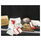 Linens, Books & misc