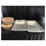 Pans, Risers & Wood Slabs