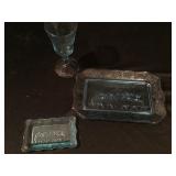 Blue Glassware Last Supper