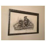 Raccoon Print