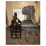 Vintage Chair, Minks, WIne Rack
