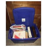 Office Supplies in Tote