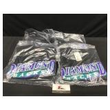 Four Diamond Backs Small Shirts