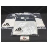 Three Large Adidas Wrestling Jackets