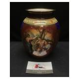 J K Karlsbad Painted Vase