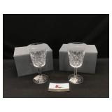 Two Waterford Lismore Goblets
