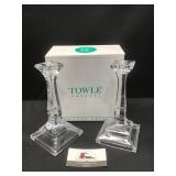 Towle Crystal Candlesticks