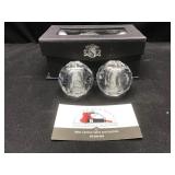 Oleg Cassini Crystal Salt & Pepper