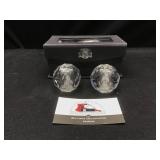 Oleg Cassini Crystal Salt & Pepper