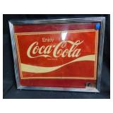 Dr Pepper Pop Machine Sign Insert With a Coca
