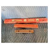 3 Vintages Levels Torpedo 12" & 24"