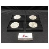 1982 Round Four Generation Belt Buckles