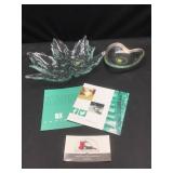 Annie Glass Leaft and Heart