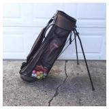 Tartan Arranger Golf Bag with Golf Balls