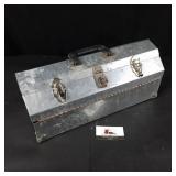 17-Inch Galvanized Toolbox with Tray
