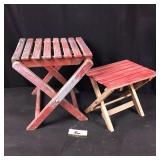 Small Folding Wooden Tables