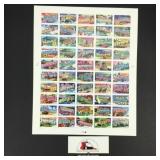 2001 States Greetings From... 34Â¢ Stamps Sheet