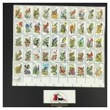 1981 State Birds 20Â¢ Stamps Sheet