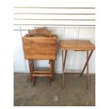 Wood TV trays