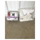 TV wall mount and bathtub splash guard