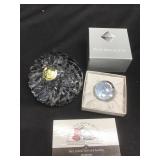 Crystal and Goebel Paperweights