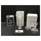 Candlestick Holders & Vase
