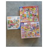Lot of 3 Puzzles