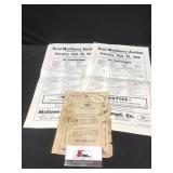 Cultivator Book & Auction Posters