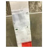 White Single Wall Chain-Link Fence Slats