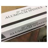 Black Finish Aluminum Spindle