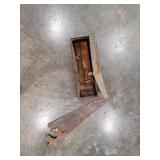 Metal Tool box and Saw