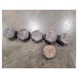 Lot of 2 Lead Weights