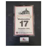 2003 Raccoon Valley State Bank Calendar