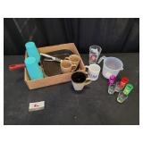 Miscellaneous Cups, Mugs, Shot Glasses, and Pan