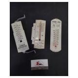 3 Advertising Thermometers