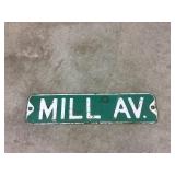 Mill AV. Sign