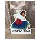 Metal Virginia Slims Sign