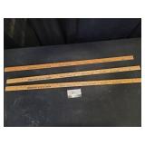 3 Advertising Yard Sticks