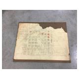 Dallas Center Sewer Hand Drawn Map