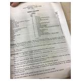 Complete Set 1968 Texaco Blue Prints