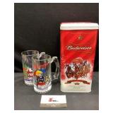 Budweiser Tin & Mugs