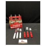 Coca Cola Flatware & Collectible Bottles