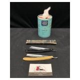 Razors and Cotton Dispenser