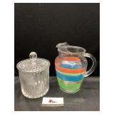 Vintage Pitcher and Candy Dish