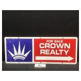 Metal Crown Realty Sign