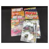 Mopar and hot rod magazines