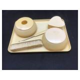 Celluloid grooming set